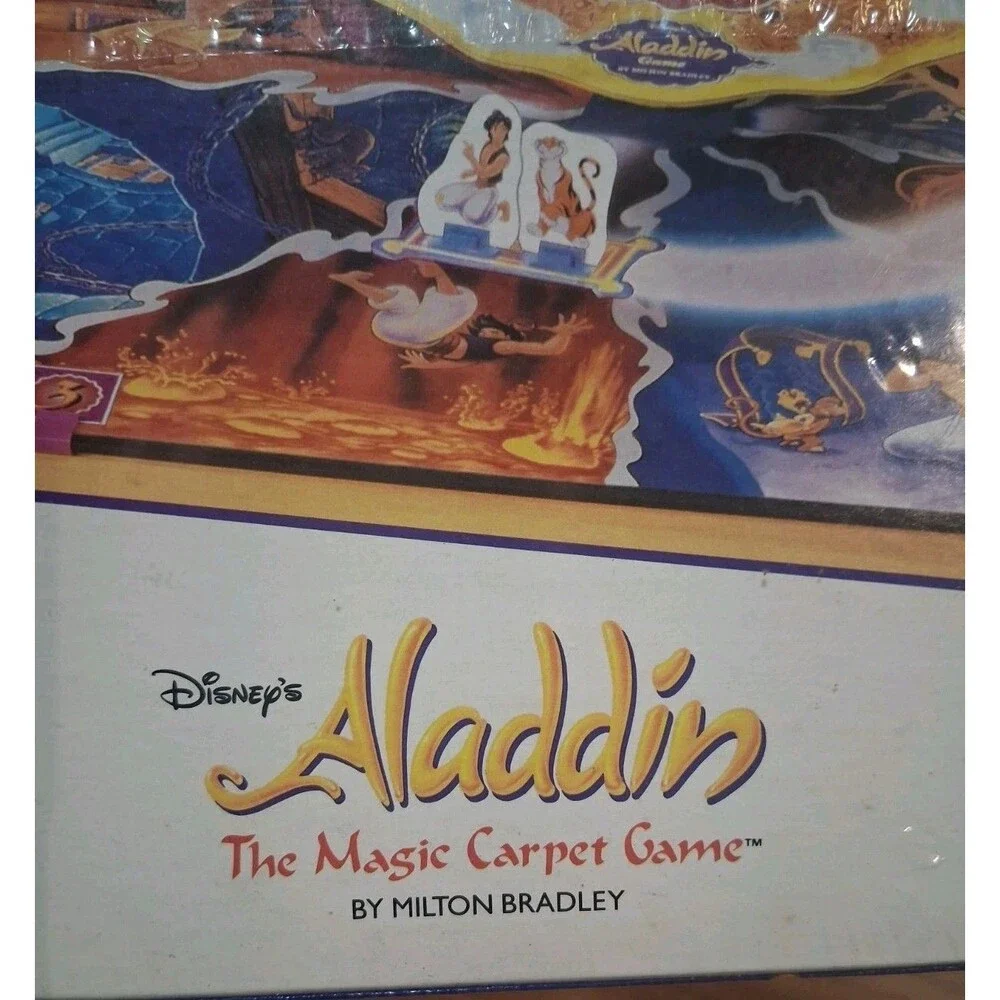 Vintage Aladdin Magic Carpet Board Game Milton Bradley 1992 Disney New Sealed